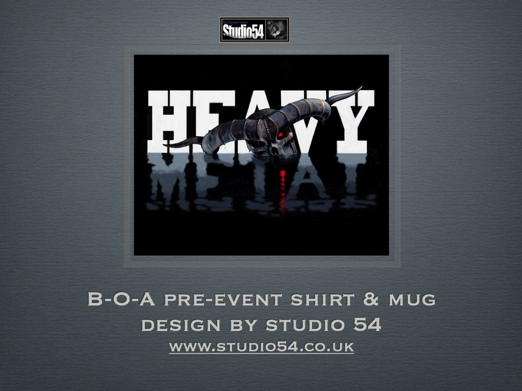 B-O-A pre event shirt and mug